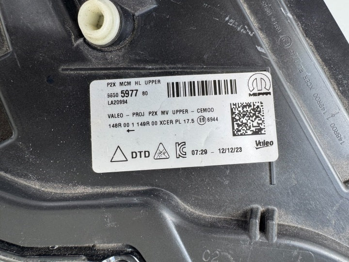 Frontscheinwerfer Peugeot 208 II 9850597780 Rechts Scheinwerfer Headlight SCH1045004383wo