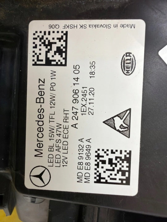 Frontscheinwerfer Mercedes-Benz W247 A2479061405 LED Rechts Headlight SCH1152904807qn