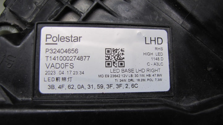Frontscheinwerfer Polestar 2 32404656 Full LED Rechts Scheinwerfer Headlight SCH1159953135fx