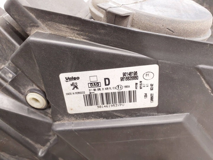 Frontscheinwerfer Peugeot Partner 9816826880 Rechts Scheinwerfer Headlight SCH1225451314wd