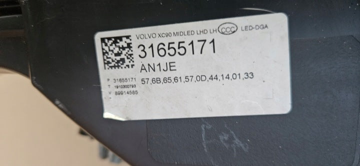 Frontscheinwerfer Volvo Xc90 31655171 LED Links Scheinwerfer Headlight SCH1227536117tp