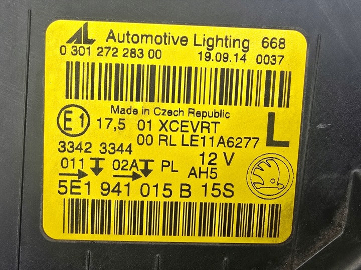 Frontscheinwerfer Skoda Octavia III 5E1941015B Xenon Links Headlight SCH1243656066nf