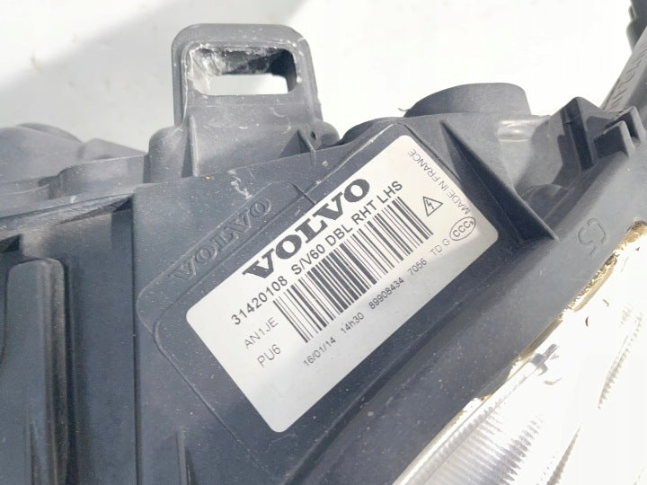 Frontscheinwerfer Volvo V60 31420108 Xenon Links Scheinwerfer Headlight SCH1260433388oy