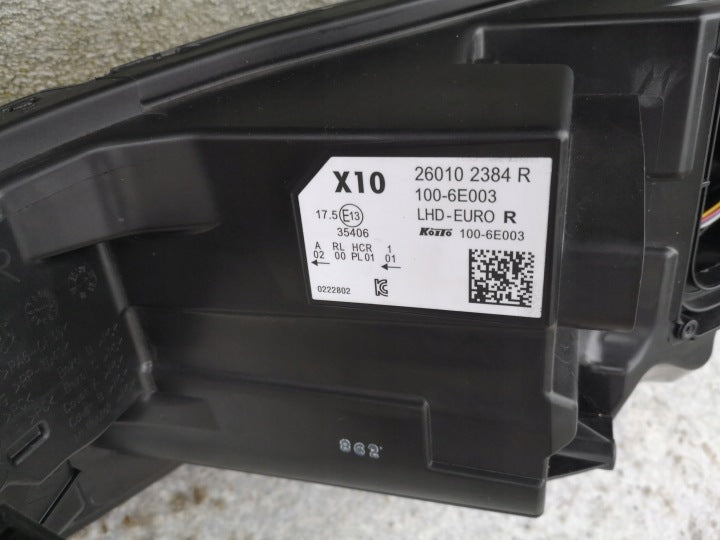 Frontscheinwerfer Renault Zoe 260102384R Rechts Scheinwerfer Headlight SCH1276578574gp