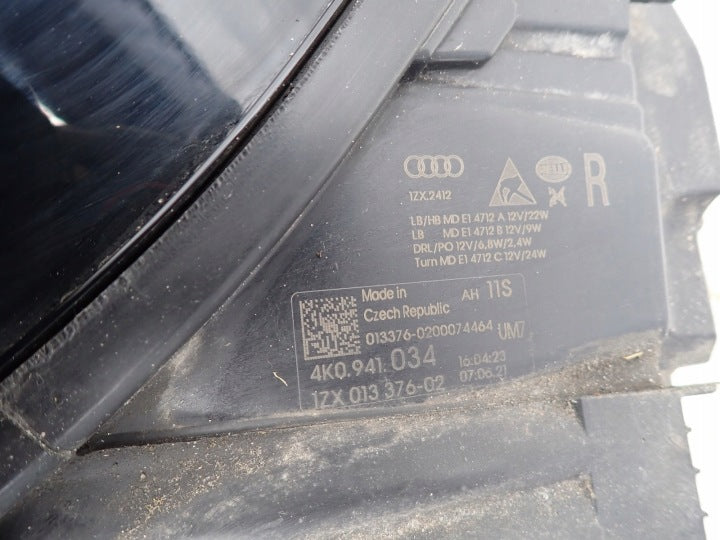 Frontscheinwerfer Audi A6 C8 4K0941034 Full LED Rechts Scheinwerfer Headlight SCH1306147862dn