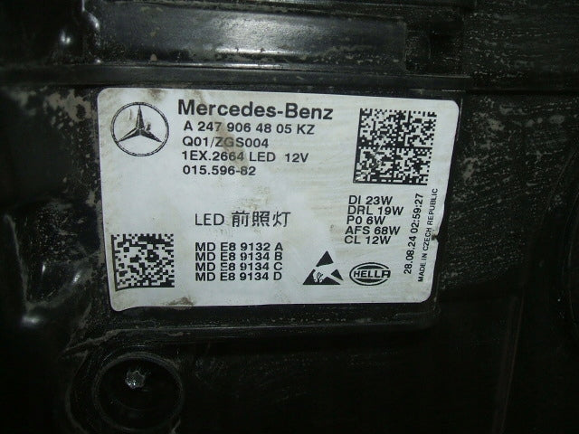 Frontscheinwerfer Mercedes-Benz W247 A2479064805 Full LED Rechts Headlight SCH1328179201ne
