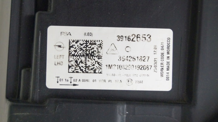 Frontscheinwerfer Opel Corsa F 3916265381 LED Links Scheinwerfer Headlight SCH1357909431fp
