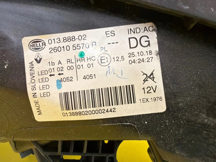 Frontscheinwerfer Renault Kadjar 260105570R LED Rechts Scheinwerfer Headlight SCH1424818564yd