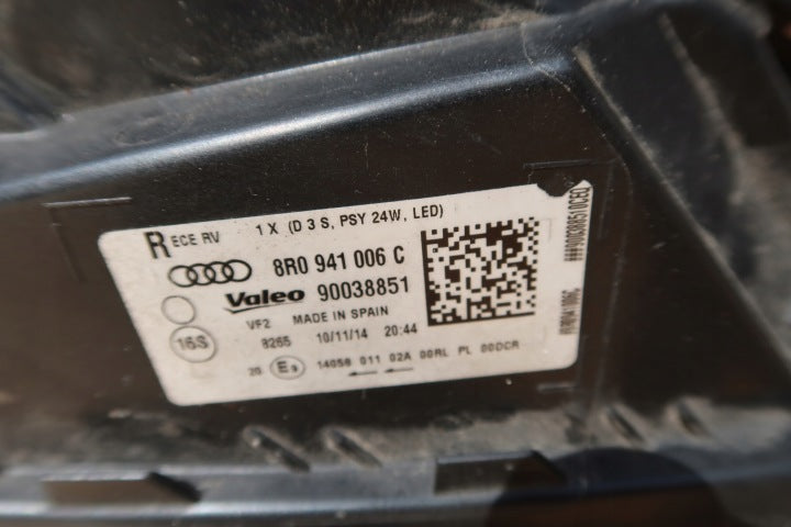 Frontscheinwerfer Audi Q5 8R0941006C FV LED Rechts Scheinwerfer Headlight SCH1465872948gi