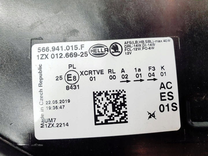 Frontscheinwerfer Skoda Kodiaq 566941015F Full LED Links Scheinwerfer Headlight SCH1473584644hs