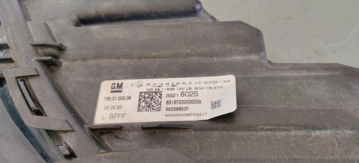Frontscheinwerfer Opel Astra 39218025 Xenon Links Scheinwerfer Headlight SCH1572399010am