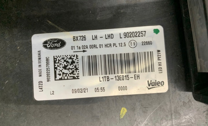 Frontscheinwerfer Ford Puma L1TB-13E015-EH LED Links Scheinwerfer Headlight SCH1573689637gy