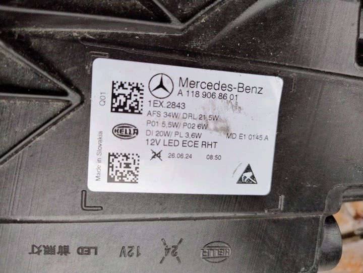 Frontscheinwerfer Mercedes-Benz Cla A1189068601 Rechts Scheinwerfer Headlight SCH1574464256pg
