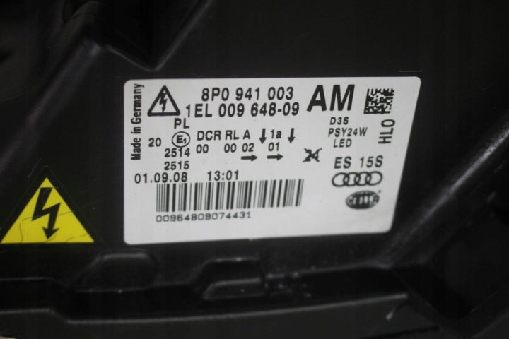 Frontscheinwerfer Audi A3 8P0941003 Links Scheinwerfer Headlight SCH1634076875bn