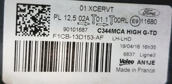 Frontscheinwerfer Ford C-Max F1CB-13D153-AF Xenon Links Scheinwerfer Headlight SCH1647477834bp