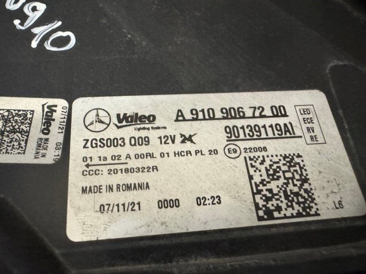 Frontscheinwerfer Mercedes-Benz Sprinter A9109067200 LED Rechts Headlight SCH1663250235mf