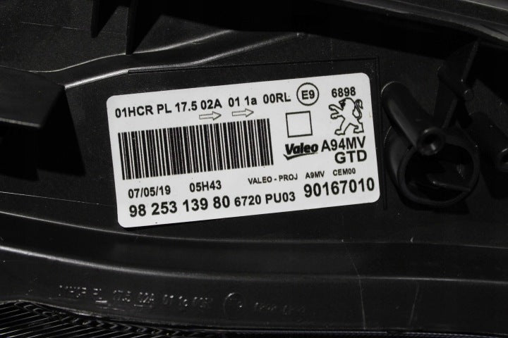 Frontscheinwerfer Peugeot 2008 I 9825313980 Links Scheinwerfer Headlight SCH1680902055ws