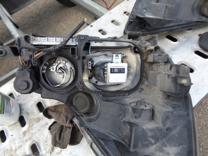 Frontscheinwerfer Renault Espace IV 8200394706 8200394707 Xenon Ein Satz SCH1684593886np