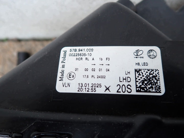 Frontscheinwerfer Skoda Karoq Nu7 57B941009 Full LED Links Headlight SCH1692868743xi