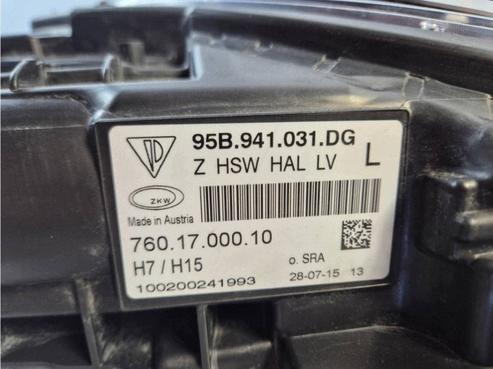 Frontscheinwerfer Porsche Macan 95b 95B941031DG Links Scheinwerfer Headlight SCH1752089272gl