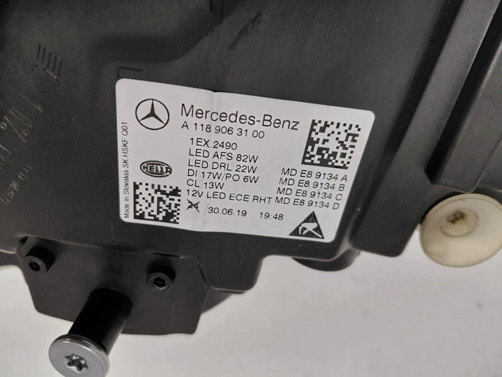 Frontscheinwerfer Mercedes-Benz Cla A1189063100 Links Scheinwerfer Headlight SCH1763653328zi