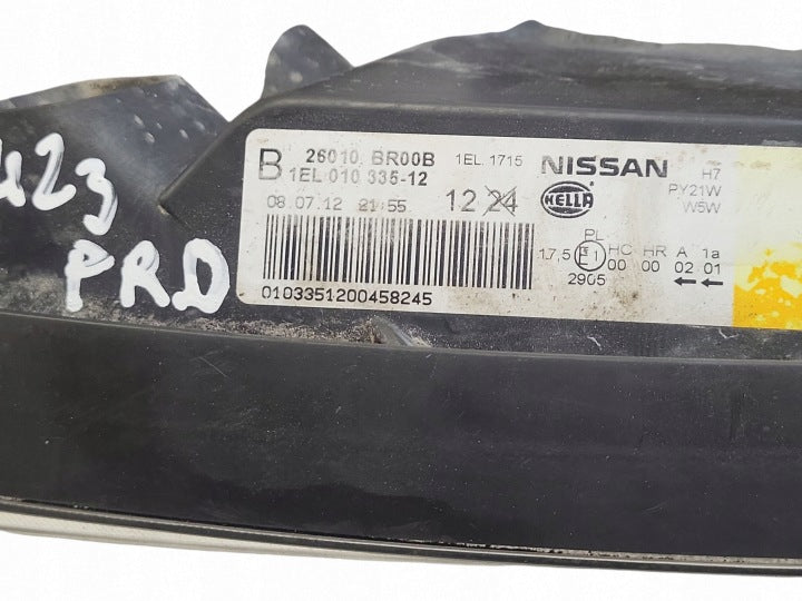 Frontscheinwerfer Nissan Qashqai I 1EL01033512 Rechts Scheinwerfer Headlight SCH1803308570om