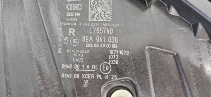 Frontscheinwerfer Audi E-Tron 89A941036 LED Rechts Scheinwerfer Headlight SCH1835415517io