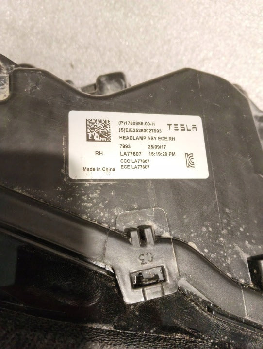 Frontscheinwerfer Tesla Model 3 1760889-00-H Ein Satz Scheinwerfer Headlight SCH1890991102ft
