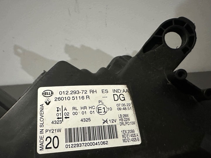 Frontscheinwerfer Renault Scenic 260105116R Full LED Rechts Headlight SCH1912612224ln