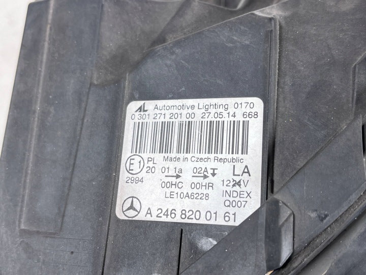 Frontscheinwerfer Mercedes-Benz W246 A2468200161 Links Scheinwerfer Headlight SCH1994136355lb