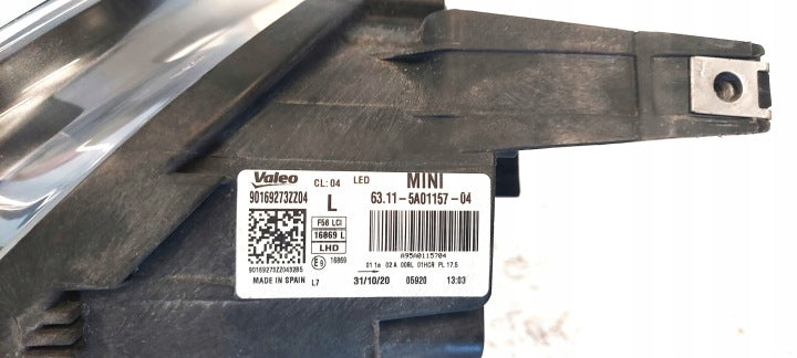 Frontscheinwerfer Mini F56 F55 5A01157-02 LED Links Scheinwerfer Headlight SCH1994911536xd