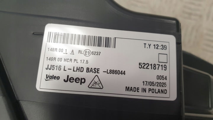 Frontscheinwerfer Jeep 52218719 Full LED Links Scheinwerfer Headlight SCH1996049087xc