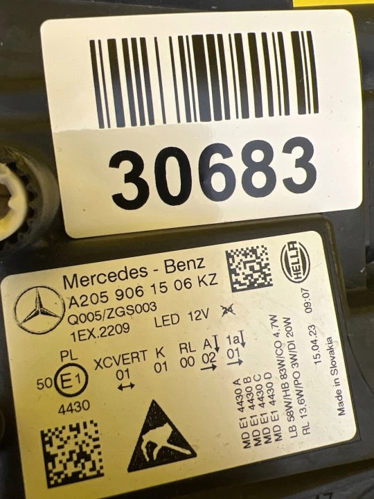Frontscheinwerfer Mercedes-Benz W205 A2059061506 LED Links Headlight SCH2001872153nd