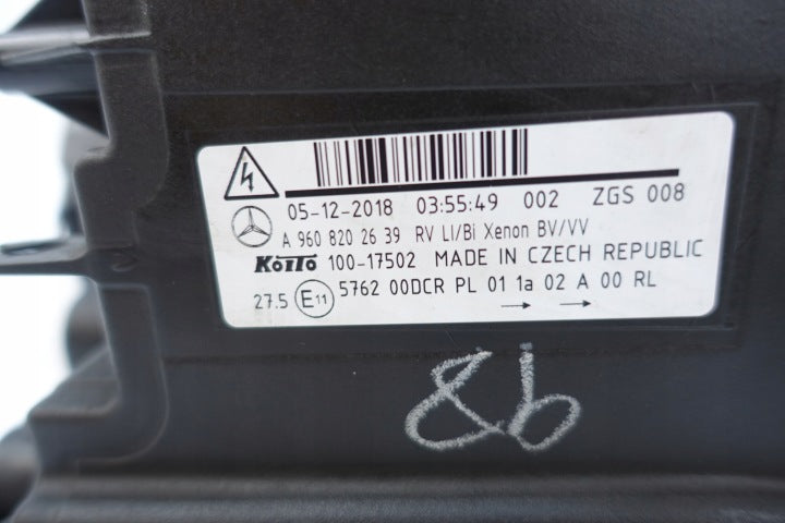 Frontscheinwerfer Mercedes-Benz A9608202639 Links Scheinwerfer Headlight SCH2055074968on