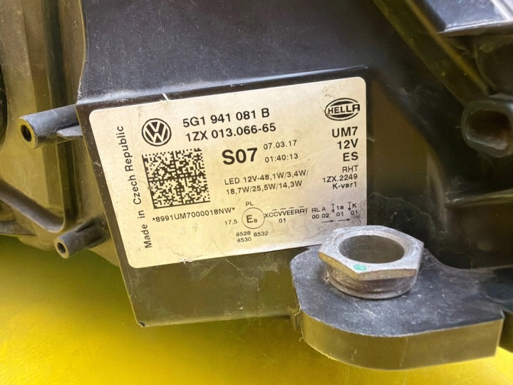 Frontscheinwerfer VW Golf VII 5G1941081B LED Links Scheinwerfer Headlight SCH2062644778kr