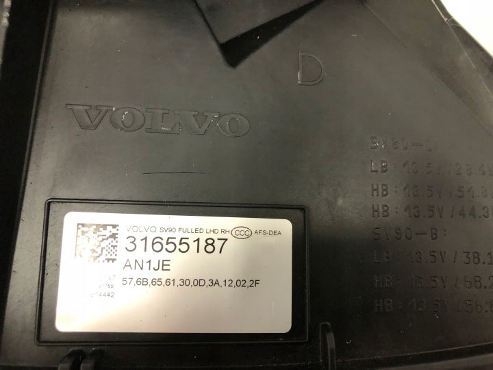 Frontscheinwerfer Volvo S90 V90 32228310 31655187 Ein Satz Headlight SCH2101776178kv