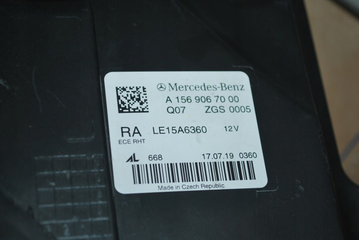 Frontscheinwerfer Mercedes-Benz Gla A1569067000 Full LED Rechts Headlight SCH2180980981ri