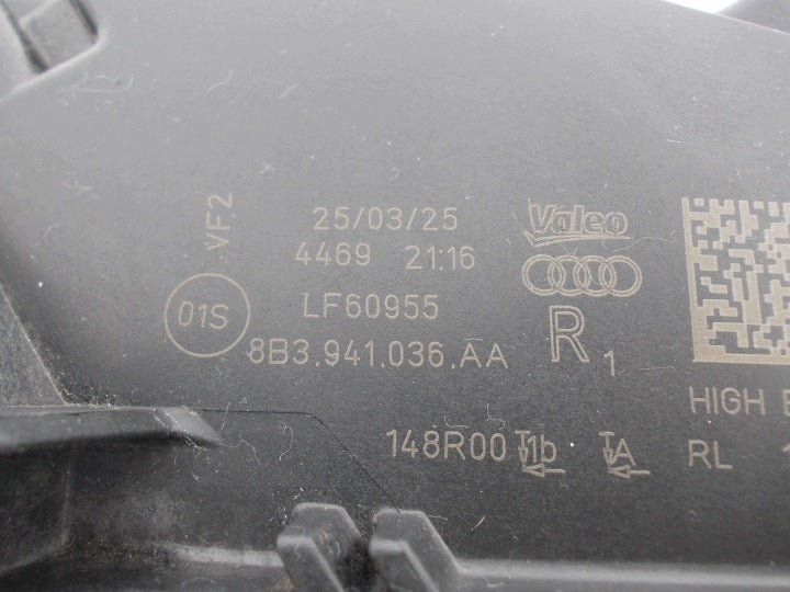 Frontscheinwerfer Audi A5 8B3941036AA Rechts Scheinwerfer Headlight SCH2227418407pn