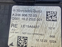 Laden Sie das Bild in den Galerie-Viewer, Frontscheinwerfer Mercedes-Benz W206 A2069067203 LED Rechts Headlight SCH2256956311gl