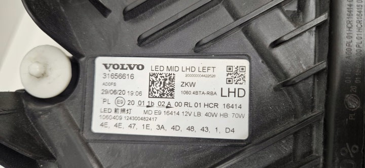 Frontscheinwerfer Volvo Xc60 31656616 Full LED Links Scheinwerfer Headlight SCH2323267534uz