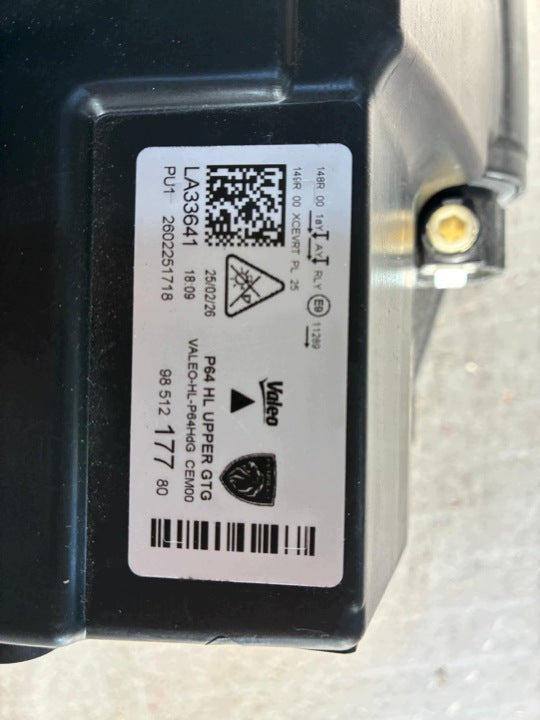 Frontscheinwerfer Peugeot 3008 9851217780 LED Links Scheinwerfer Headlight SCH2332616151rd