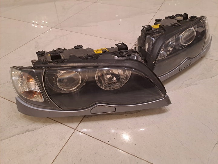 Frontscheinwerfer BMW 3 E46 7165776 7165777 Ein Satz Scheinwerfer Headlight SCH2374761485ab