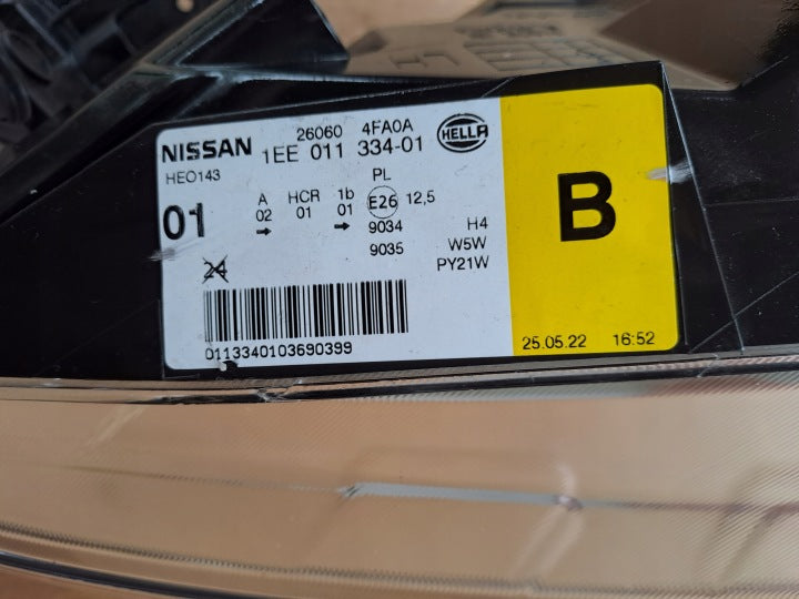 Frontscheinwerfer Nissan Nv200 334-01 Links Scheinwerfer Headlight SCH2445035810my