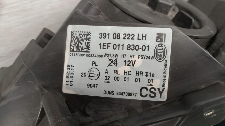 Frontscheinwerfer Opel Corsa E 39108222 LED Links Scheinwerfer Headlight SCH2449016206gp