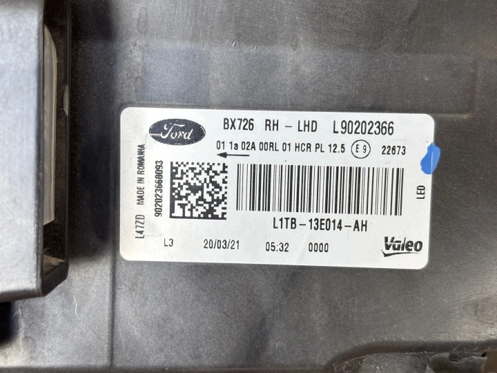 Frontscheinwerfer Ford Puma L1TB-13E014-AH Rechts Scheinwerfer Headlight SCH2450411323la