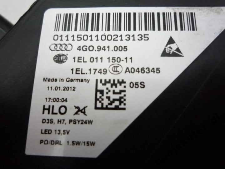 Frontscheinwerfer Audi A6 4G0941005C 4G0941006C Ein Satz Scheinwerfer Headlight SCH2470029695ld
