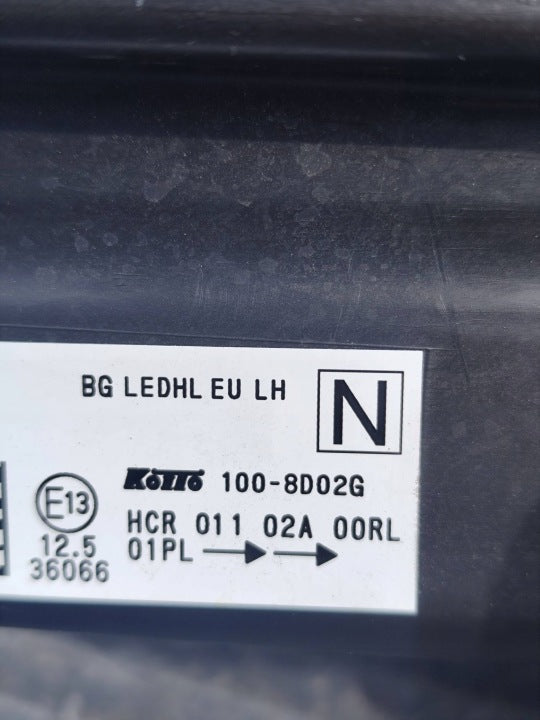 Frontscheinwerfer Nissan Qashqai I J12 100-8D02G LED Links Headlight SCH2643928046fy