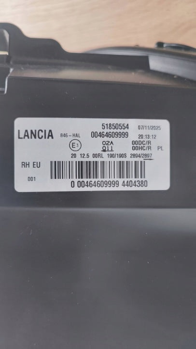 Frontscheinwerfer Lancia Ypsilon 51850554 Links Scheinwerfer Headlight SCH2652215204xq