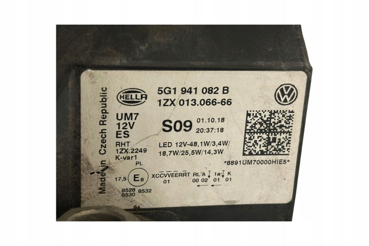 Frontscheinwerfer VW 5G1941082B Rechts Scheinwerfer Headlight SCH2667216688uq