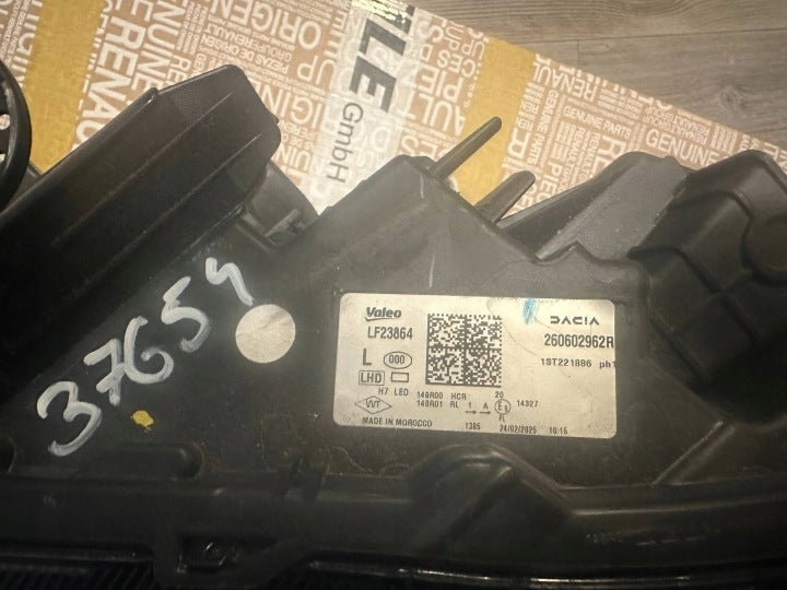 Frontscheinwerfer Dacia Jogger 260602962R Links Scheinwerfer Headlight SCH2686582220jy